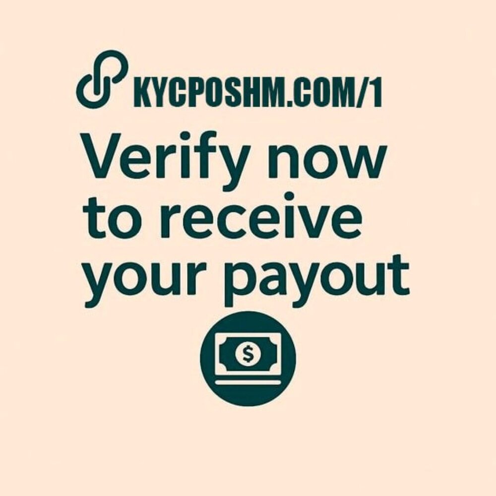 kycposhm.com/1 — Order paid. Verify payout info to get paid